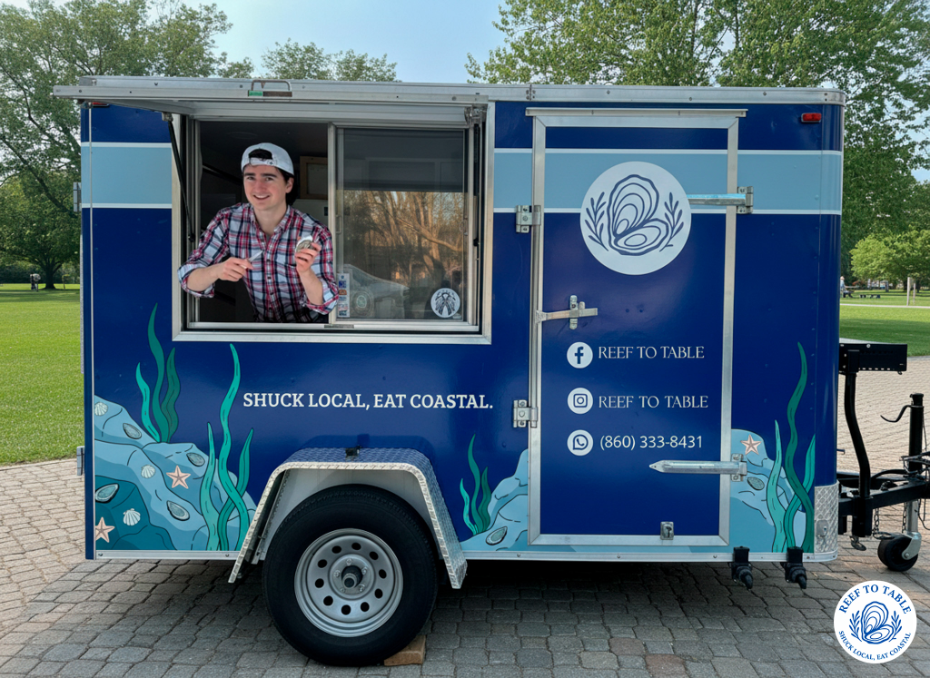 Keegan Jalbert, founder of AccessFlora and the Innovation Quest winner in 2025, is rolling out his new Reef-to-Table service this spring (contributed photo)